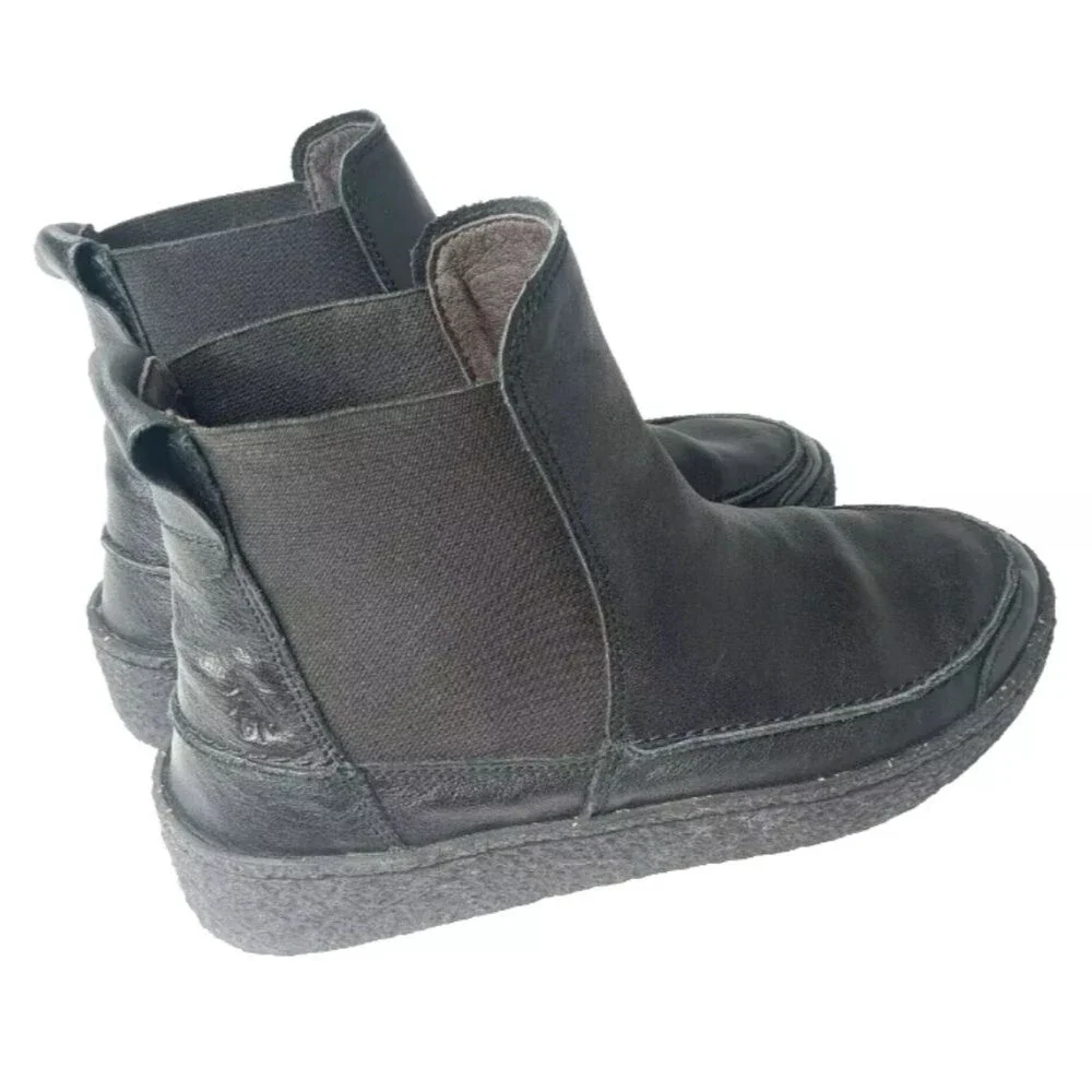 Fly London Chelsea Boots Men's Size 10 Roop ROOP541FLY-002 Black Leather